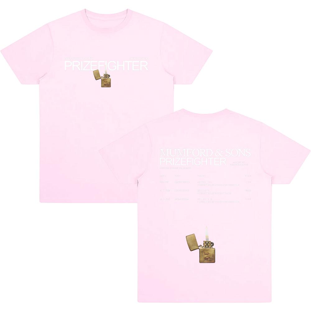 

Mumford & Sons Record Store Tour 2026 T Shirts Rock Band Prizefighter Album New T-shirts Summer Cotton Men Women Streetwear Tees S рожевий