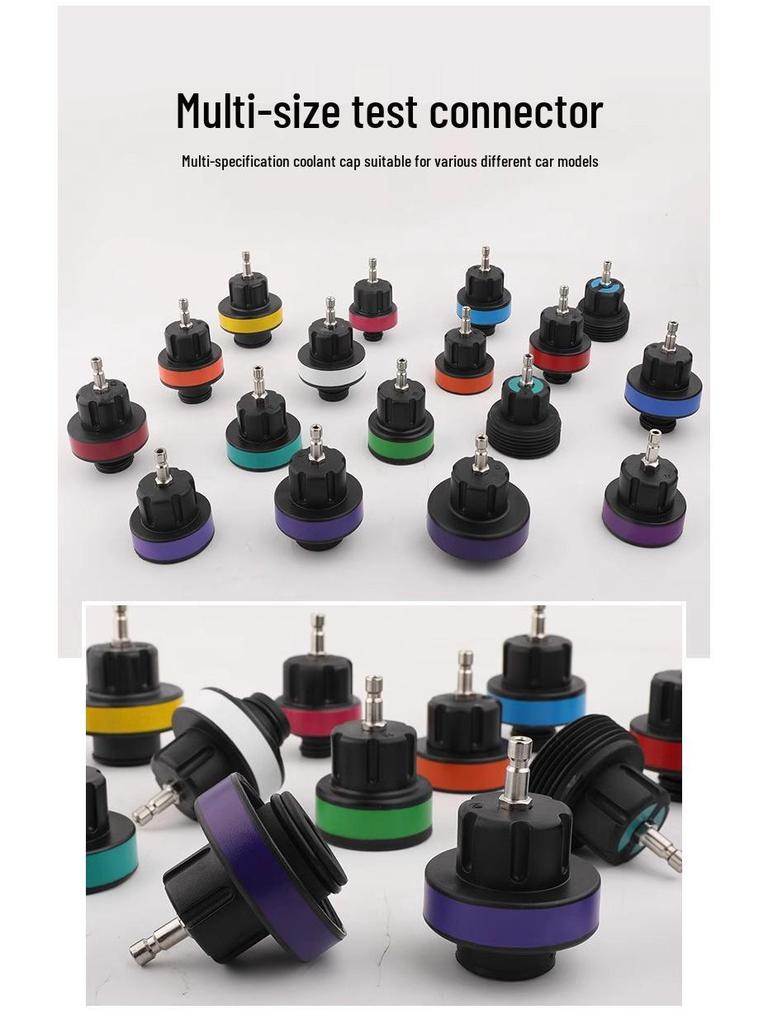 28-Piece Car Radiator Pressure Tester and Coolant Leakage Detection Kit