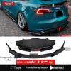 Tesla Model 3 C**T Style Carbon Fiber Body Kit: Front & Rear Lip Splitters.