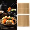 Esterilla de Bambú para Enrollar Sushi, Herramienta para Hacer Esterillas de Algas Nori Casera, para el Hogar y el Restaurante