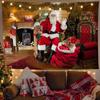 Santa Claus Tapestry Holiday Party Decoration Background Cloth Living Room Bedroom Dormitory  Home Decor