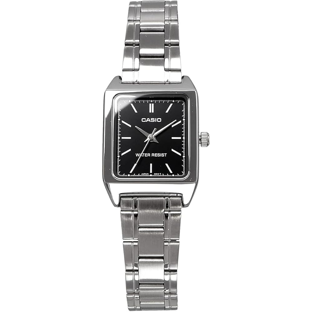 Casio Standard Analogue Ladies Watch LTP-V007D-1E Silver Stainless Steel Water Resistant