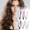 NEW Folding V-shaped Straight Hair Clip Comb Hair Straightener Brush Hairdressing Combs V Type Curling Comb Hair Styling Tool