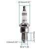 E6TC-F5TC-L7T-A7TC-D8TC Single-Pole Spark Plug for Motorcycles, ATVs, and Off-Road Vehicles