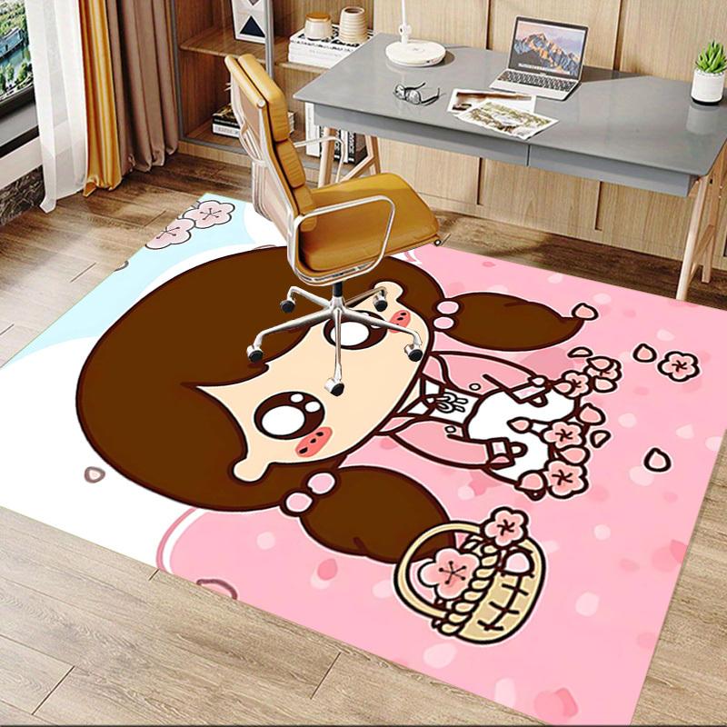1PC Chibi Sakura Extra Large Non-Slip Floor carpet, Office, family, bedroom, Studio - Large Area Rug Indoor Rugs, Vibrant Colors-A303