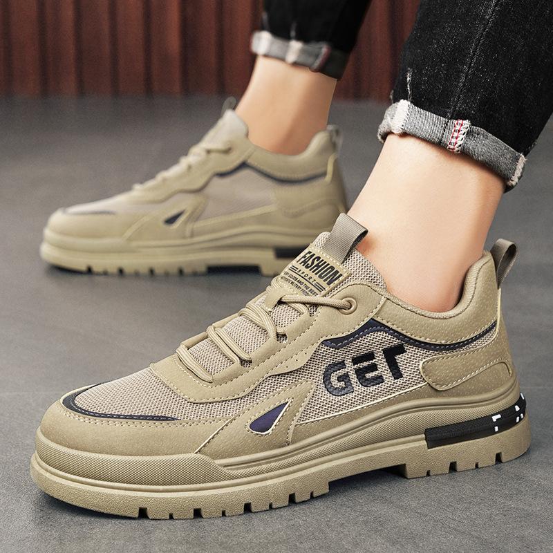 

Men s non-slip work shoes 25 years old new platform Martin boots fashion men s non-slip work shoes labor insurance shoes 45