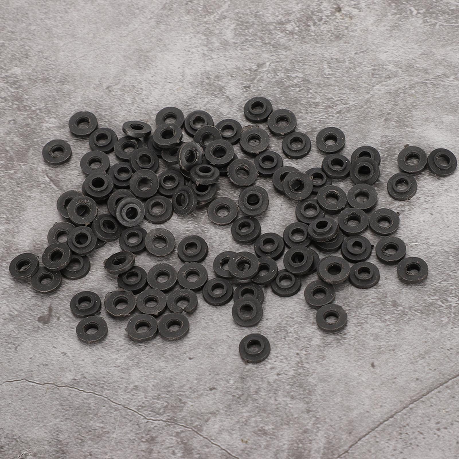 

100pcs Coil Tattoo Machine Plastic Ring Tattoo Liner Shader Part Tattoo Insulation Pad