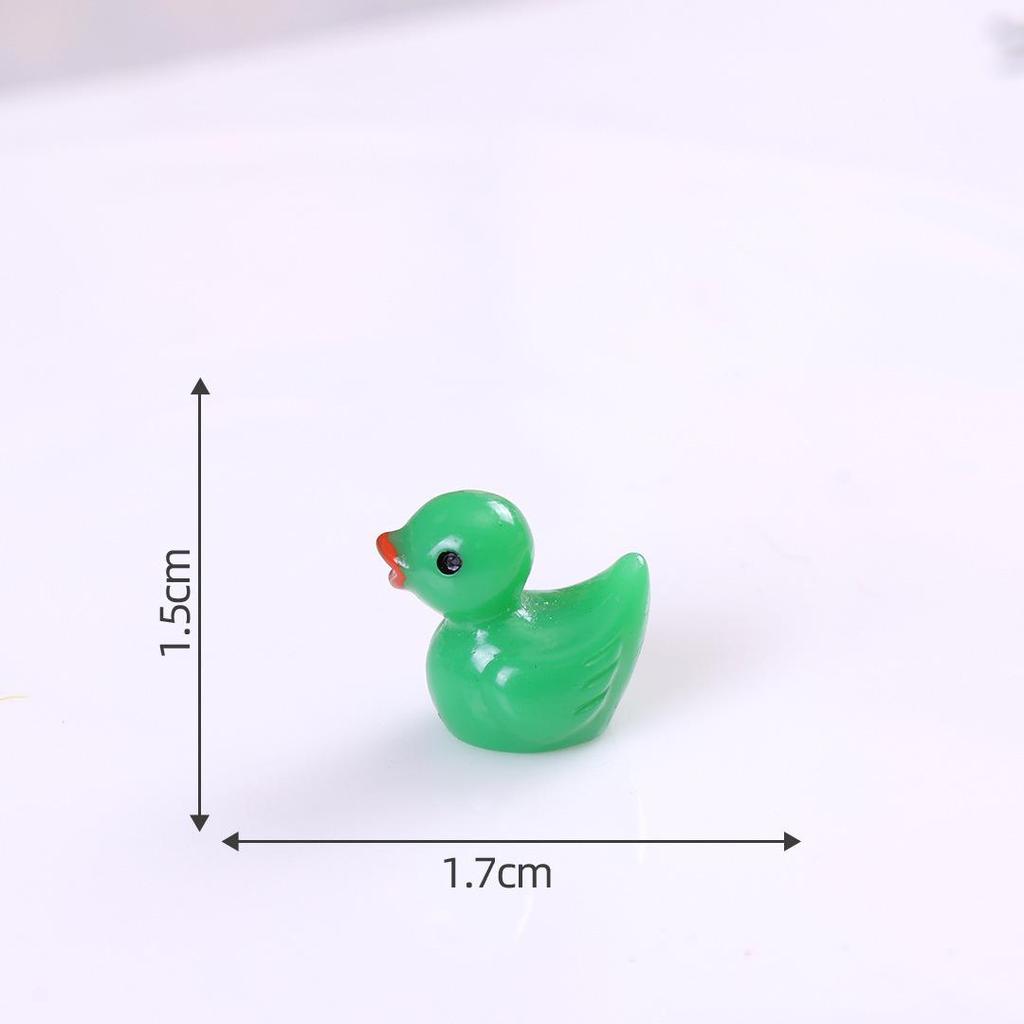 Pryskyřičná svítící kachna DIY komponenty pro šperky a vlasové doplňky