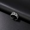 Vintage Belt Buckle Tail Ring Men And Women Quan Zhilong Ring Index Finger Ring Belt Head Ring Opening Accessories