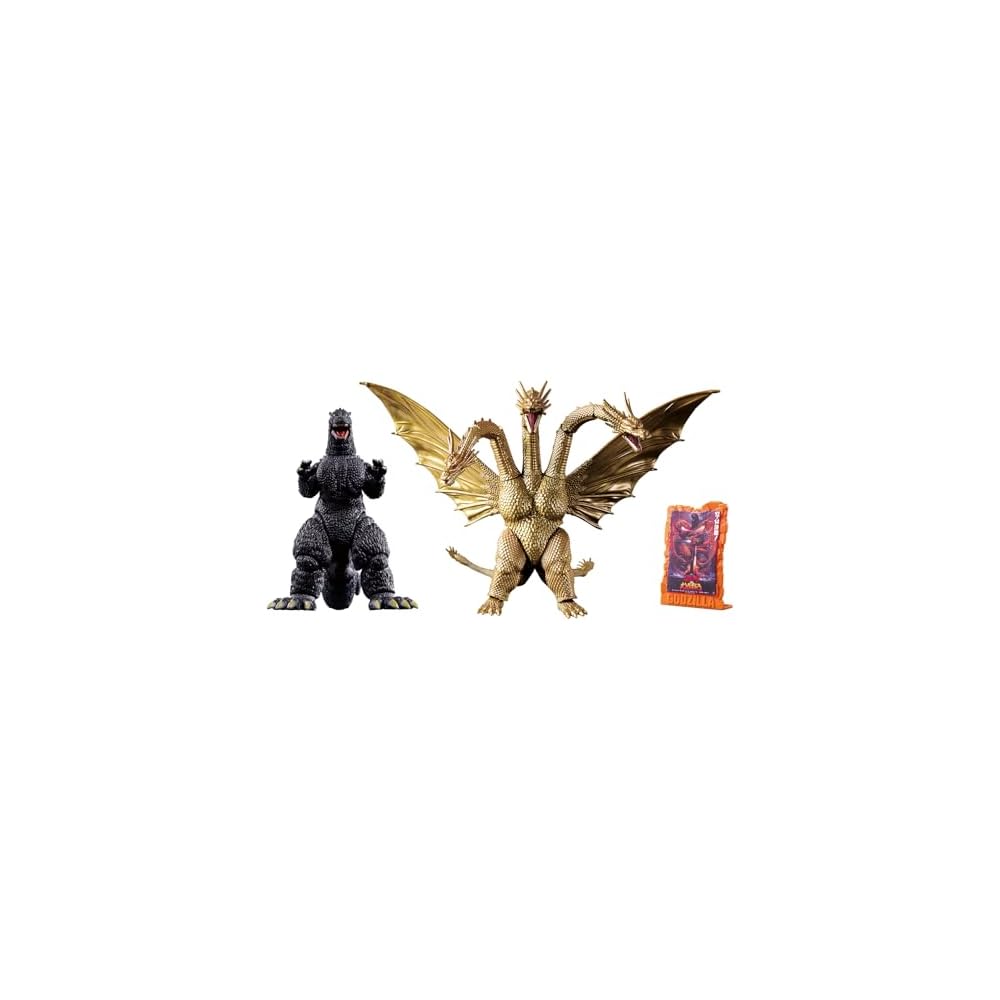 

BANDAI Godzilla Action Figures: Godzilla (1991) vs. King Ghidorah (1991) Battle Set, Ages 3 and Up