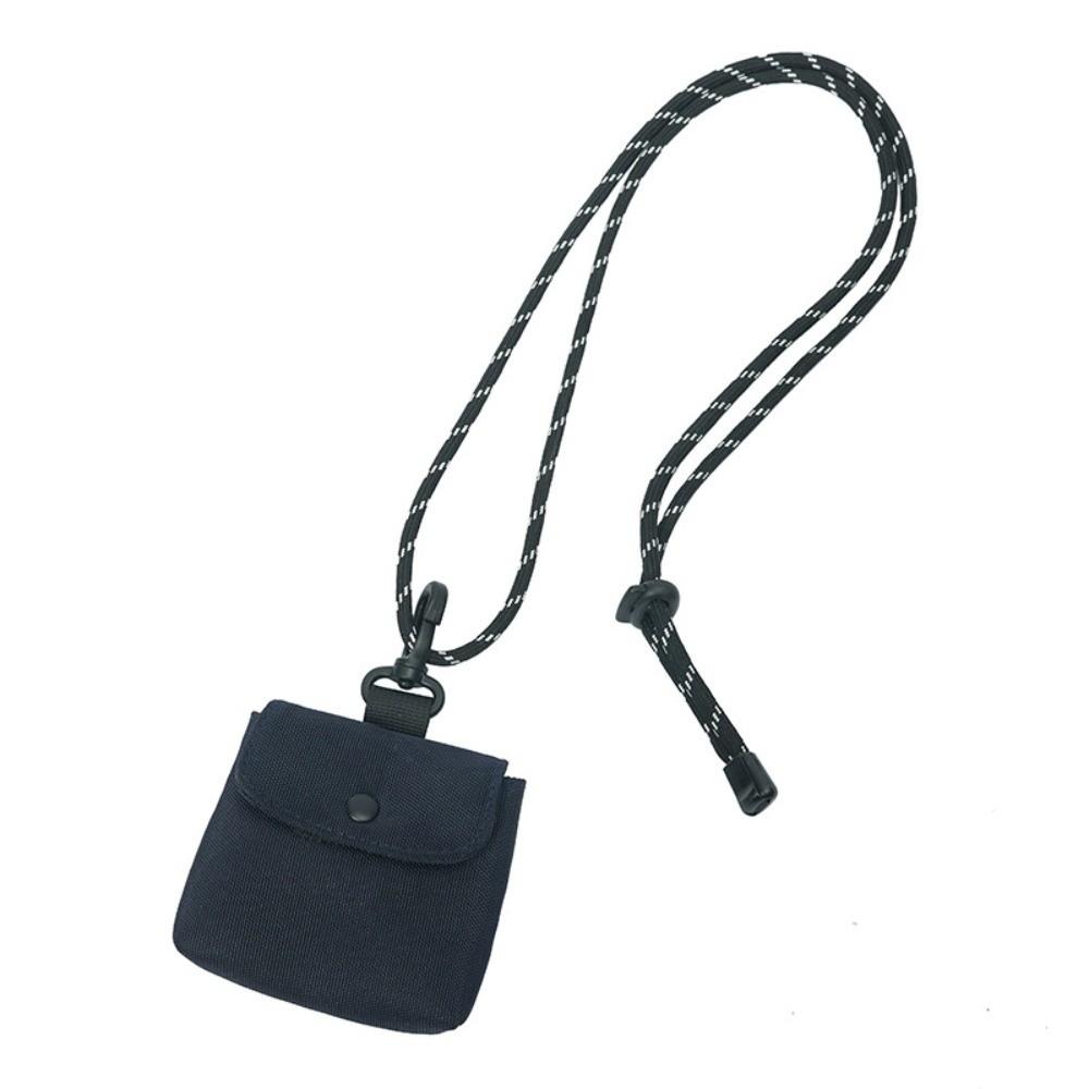 Square Headphone Storage Bag Mini Male Short Wallet Cute Small Card Holder  Storage Bag
