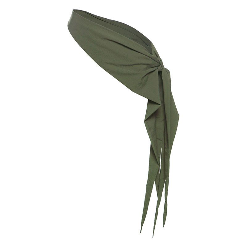 # Sisjuly# Korean Series Cool Drag Idol Stage Song Twist Ribbon Skirt Women Leaf-Shaped Design Waist Seal Tide