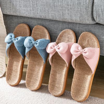 New Cute Fashion Women's Bow Home Slippers