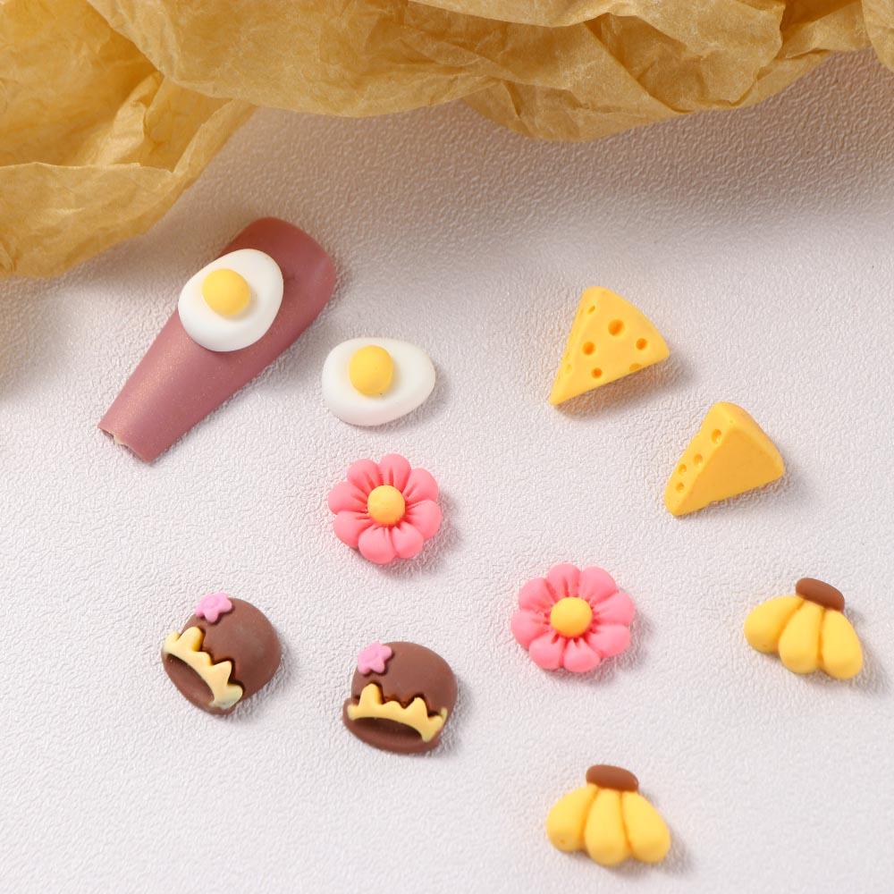 

Cheese Flower Banana Manicure Accessories Nail Art Jewelry 3D Nail Art Decoration DIY Nail Art Tool