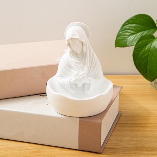 Resin Art Ornament, Decorative Table Decoration with Fine Carving, Intricate Design Ornament for Living Room Bedroom Office Home Garden Balcony