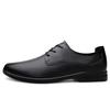 Men's New Business Leather Shoes Two-layer Cowhide Men's Shoes Genuine Leather Casual Leather Shoes Comfortable Business Dress Small Leather Shoes