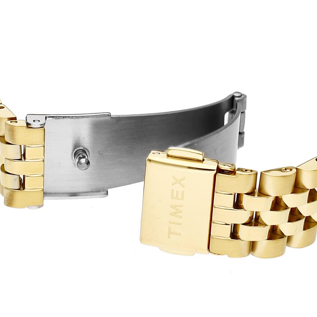 TIMEX] Watch Timex Legacy Gold Black Dial Stainless Steel Quartz  