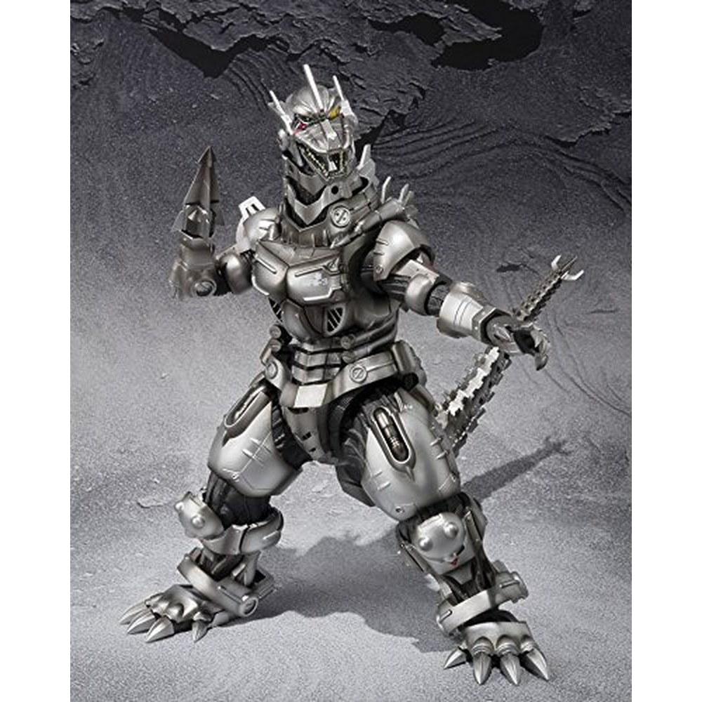 Tamashii Nations S.H.MonsterArts Godzilla Mothra Mechagodzilla Tokyo SOS 3rd Type Kiryu Heavy Armored High Mobility Figure 15.5cm ABS PVC