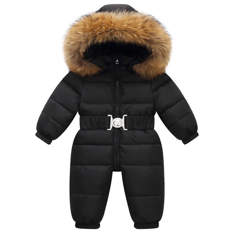 2024 Winter Kids' Down Ski Jacket: European/American Style, Thickened One-Piece Suit for Boys & Girls