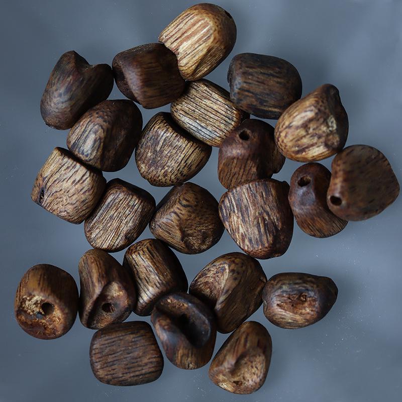 Natural Nha Trang Agarwood Single Irregular Bead DIY Bracelet Accessory