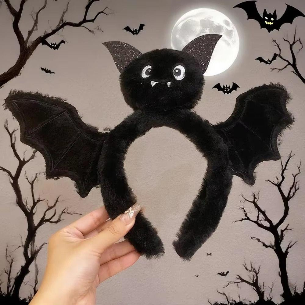 Plush 3D Spider Headband Cute Flexible Spider Headband Fashion Halloween Hair Hoop Hair Decoration