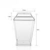 2026 New 5oz Square Mousse Cup Disposable Plastic Dessert Cups with Lid and Spoon for Cake Ice Cream Packaging