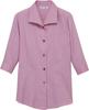 Albe Sleeve Nuanced Open Sizes EP7914 Size 17 3/4 Blouse, Women's, Corduroy, Striped, Color, Collar, 7-17, Restaurant, Cafe, Uniform, C-2, Pink,