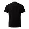 Men's Summer T-shirt British Loose Striped Solid Color Short-sleeved Lapel Top