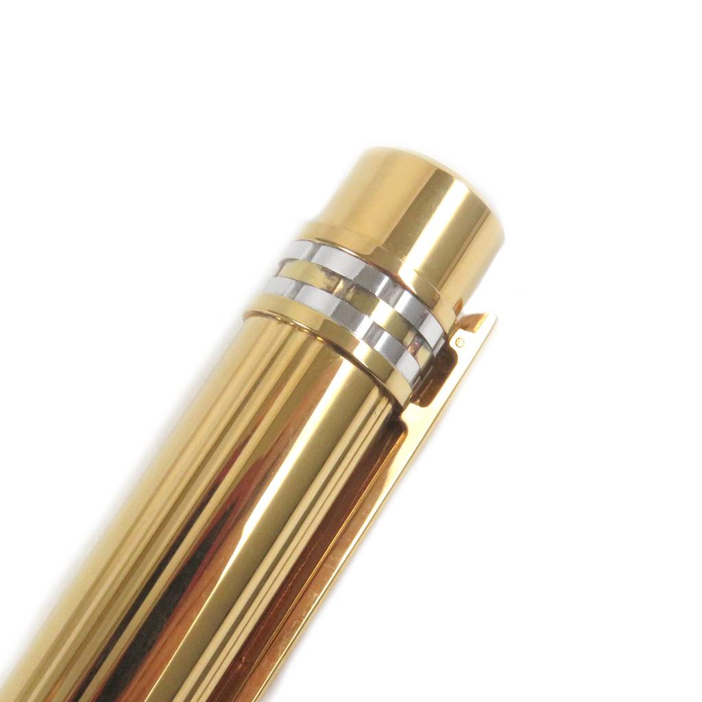 Excellent Cartier fountain pen PANTHERE Must de Cartier Cap Type Gold silver18K  Used
