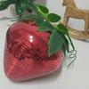 Retro Erdbeere Disco Glaskugel Ornament: Indoor Tischspiegel Handwerk