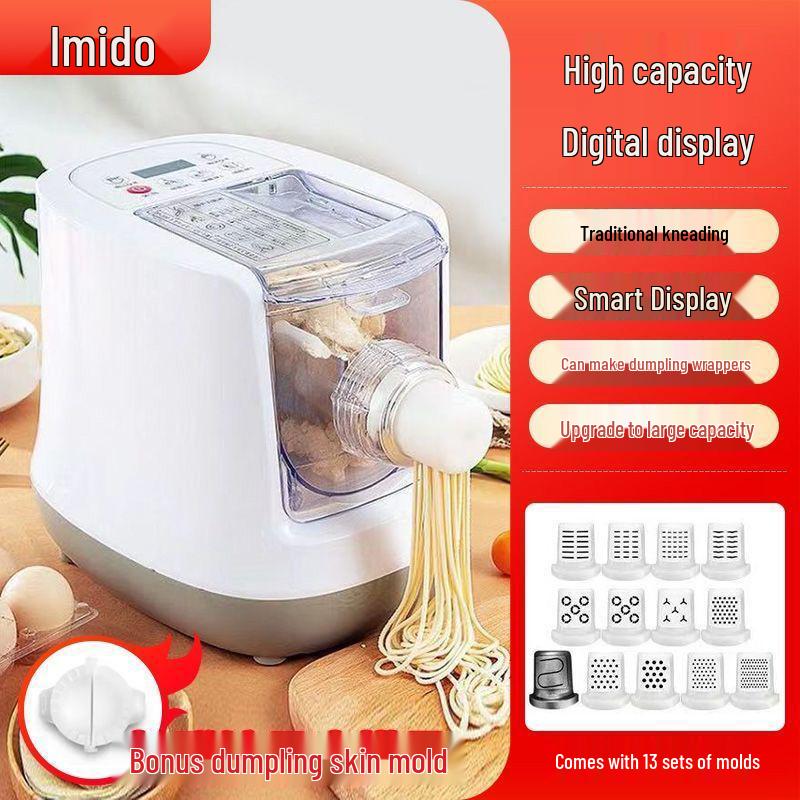 Automatic Electric Noodle Press & Dough Mixer for Household Use – Multifunctional Noodle and Dumpling Skin Machine