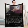 Custom Blanket Flannel Blanket Photo Flannel Blankets for Sofa or Bed Gift DIY Print On Dropshipping