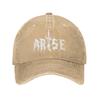 Fashion ARISE! 005 Solo Leveling Sung Jinwoo Baseball Cap Unisex Style Distressed Denim Headwear Running Golf Soft Caps Hat