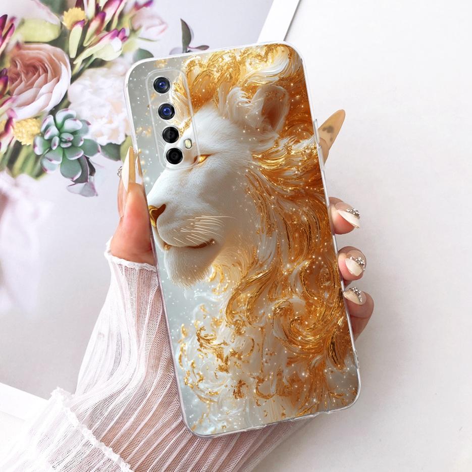 For Realme 7 Pro Case RMX2170 Luxury Butterfly Tree Painted Cover Soft Slim Phone Case For Realme 7 5G Realme7 4G RMX2155 Fundas