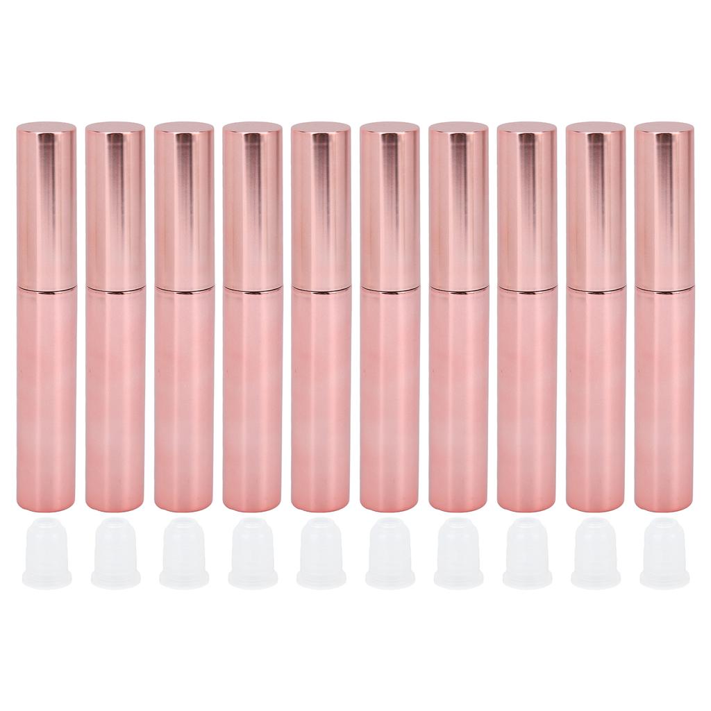 10Pcs Eyelash Glue Tubes Empty Liquid Eyeliner Mascara Container Bottle with Rubber Insert 10ml