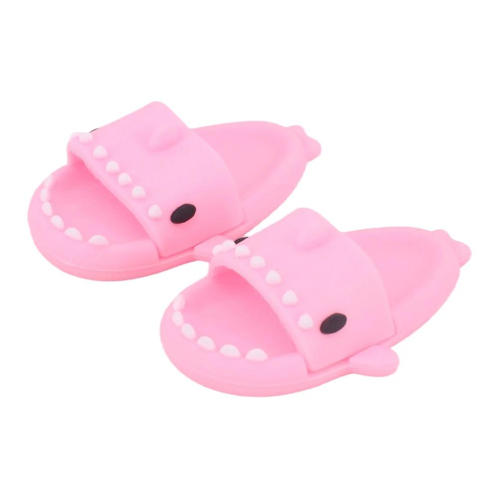 Per Vestiti per Bambola Labubu Costume da Bagno Pantofole Carine a Forma di Squalo 15-17Cm Labubu Occhiali Cappello di Paglia Accessori per Bambole Star Idol Regali per le Vacanze