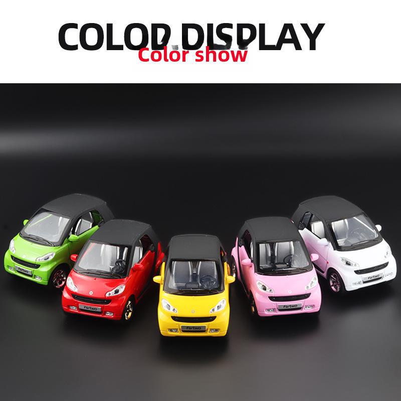 Pull-Back Alloy Toy Car with Lights and Sound, Cute Model for Boys and Girls