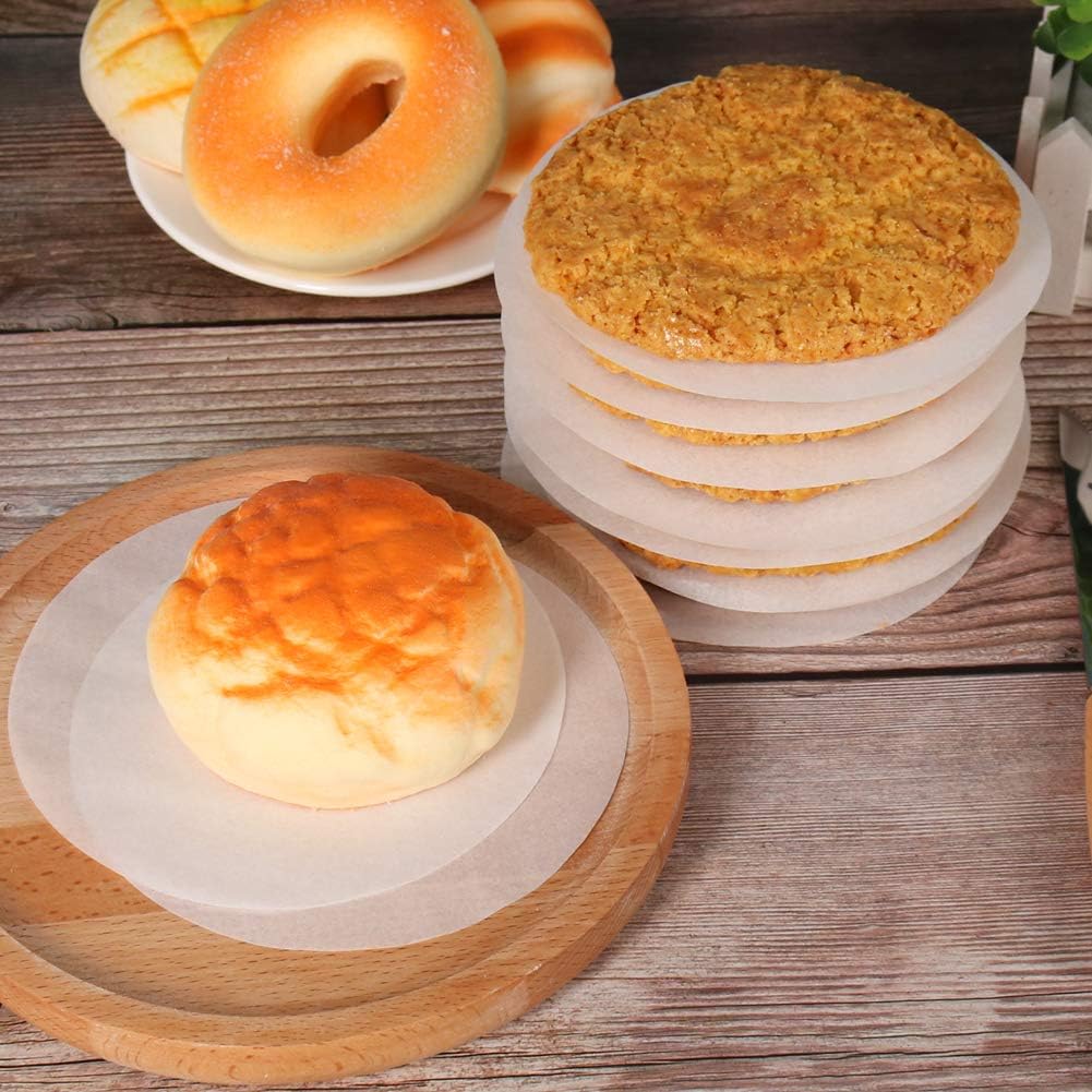 Burger Patty Paper Rounds for 4/4.5 Inch Burger Press, 200pcs 4.5inch Baking Parchment Rounds/Hamburger Patty Paper Sheet for Separating Burger