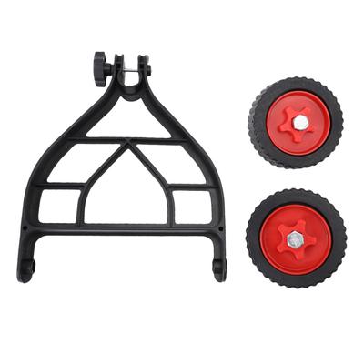 String Trimmer Wheel Attachment Mower Auxiliary Wheel Push Behind Weed Trimmer Adjustable Support Wheels for Grass