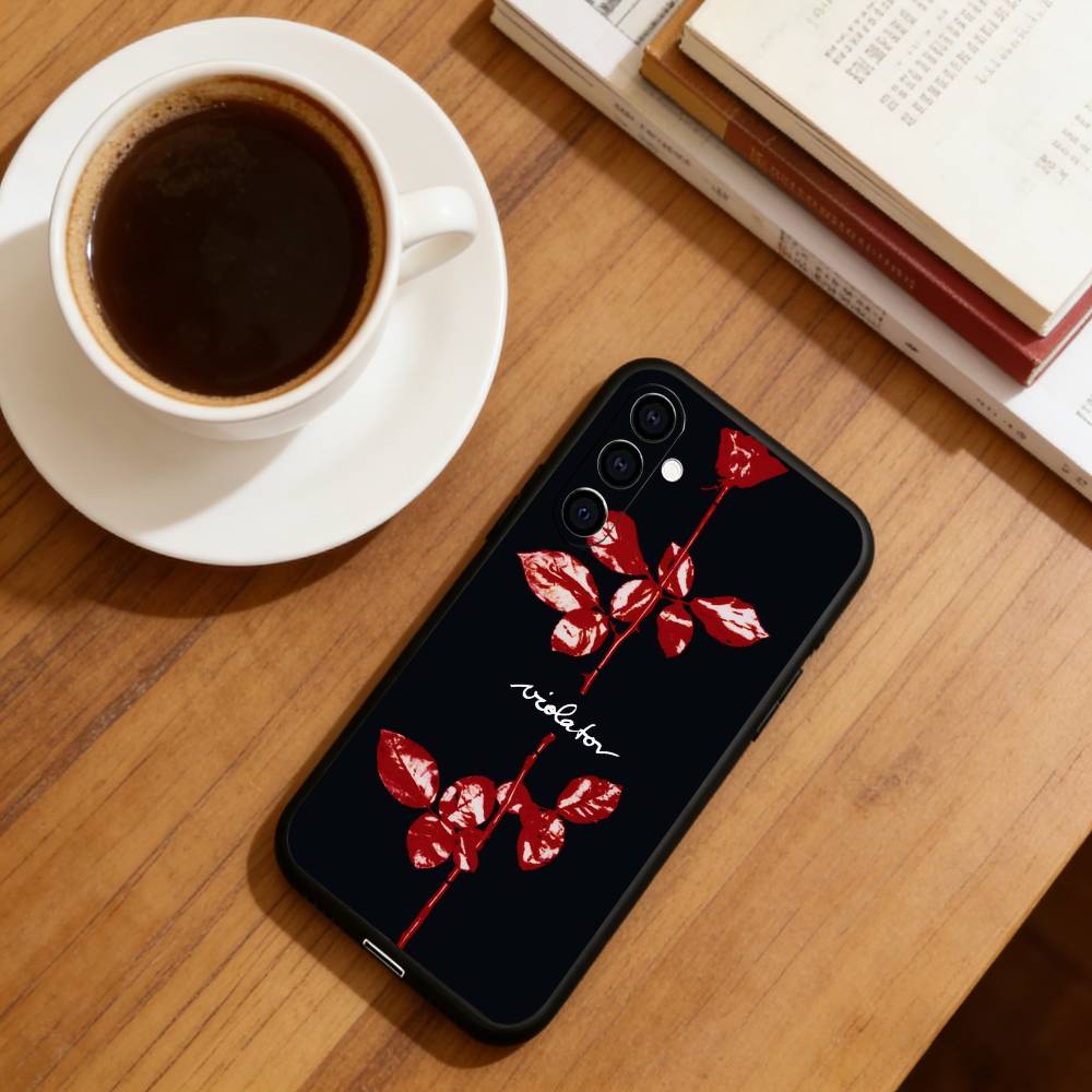 D-Depeche Mode Phone Case For Samsung Galaxy A73,A72,A71,A70,A53,A52,A51,Soft Silicone Black Cover
