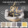Cat Litter Mat: Anti-Tracking, Double-Layer, Leak-Proof, Large Size, Anti-Splatter.