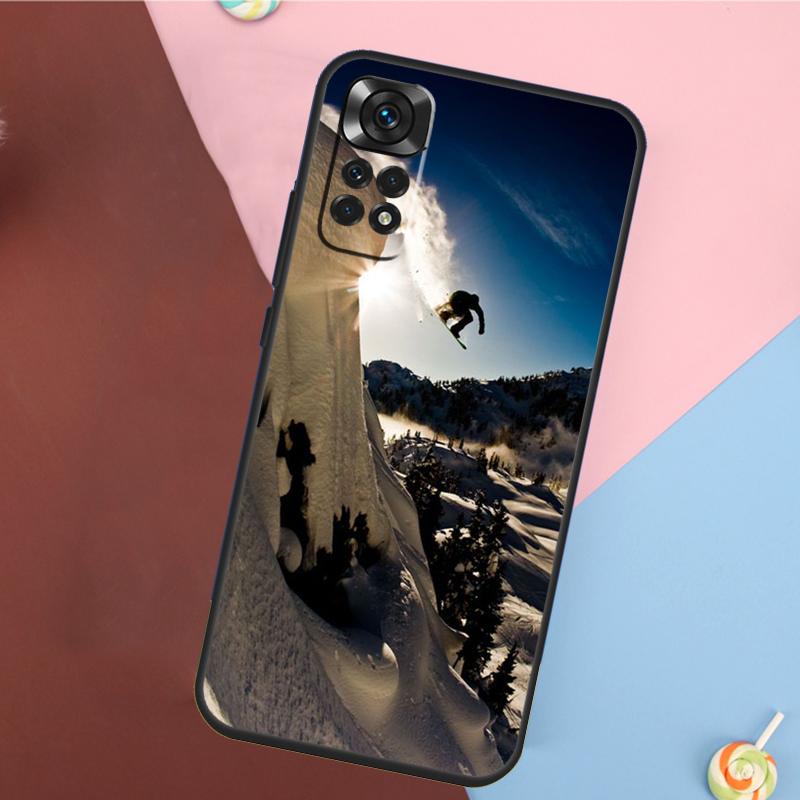 Cool Sports Snowboarding Cover For Xiaomi Redmi Note 13 14 Pro 12 11 9 10 9S 10S 11S 12S Redmi 14C 10C 12C 13C Case