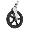 6 Inch Wheelchair Front Wheels with Front Fork Drive Steel Bearing Wheel Front Fork for Wheelchair Replacement Parts