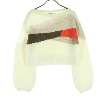 Lily Brown 23AW Uzun kollu triko F Fildişi LWNT234273 Kadın Kullanılmış