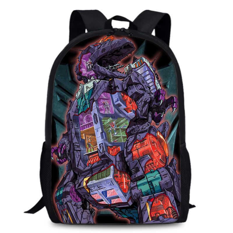 Transformers One 15-inch Durable Polyester Backpack For Students Unisex School Bag