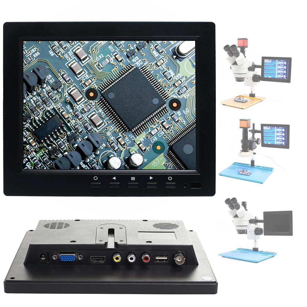 Hdmi&Vga&Av 8-Inch Microscope Display