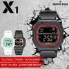 NORTH EDGE X1 Square Screen Digital Watch 2025 Men Women Sportswatch Waterproof 50M Stopwatch Countdown Alarm Clock Reloj Hombre