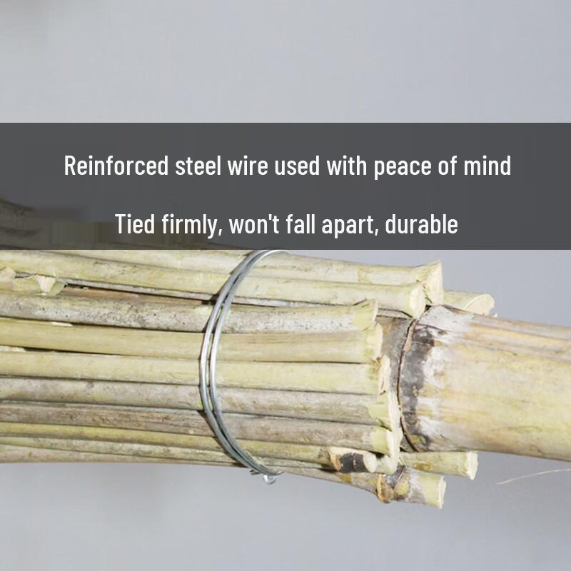 Heavy-Duty Bamboo Broom 5-Pack