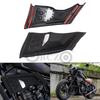 T Rebel CMX300/500 Matte Black Engine Side Panel with Mesh Protection Plate
