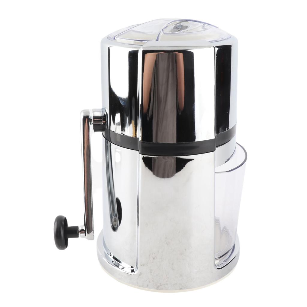 Manual Ice Crusher Commercial Household Portable Hand Crank Shaved Ice Crusher